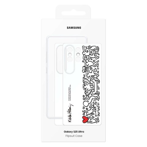 Etui silikonowe Samsung Flipsuit Case do Samsung Galaxy S25 Ultra - białe SAMSUNG