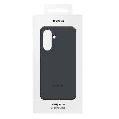Etui silikonowe pokrowiec Samsung Silicone Case na Samsung Galaxy A36 5G - czarne SAMSUNG