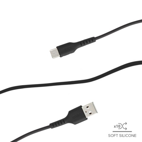 Kabel przewód USB-A - Micro-USB 2m - czarny SBS