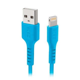 Kabel przewód USB-A - iPhone Lightning - niebieski SBS