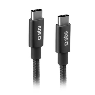 Kabel przewód USB-C Power Delivery 25W 1.5m - szary SBS