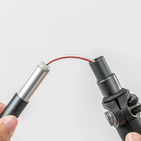 Kijki trekkingowe nordic walking aluminiowe 110 - 130 cm - fioletowe Qunature