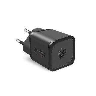 Ładowarka sieciowa Power Delivery GaN USB-C 20W - czarna SBS