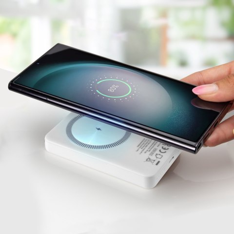 Powerbank 5000 mAh USB-C kompatybilny z MagSafe - biały SBS