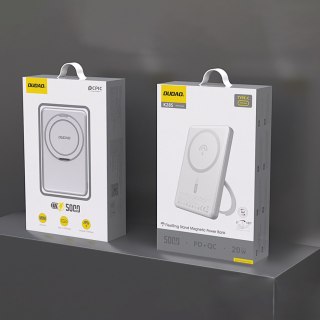 Powerbank z MagSafe i podstawką 20W PD 5000mAh - srebrny DUDAO