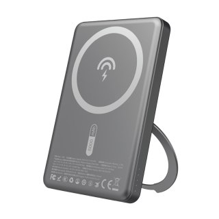 Powerbank z MagSafe i podstawką 20W PD 5000mAh - szary DUDAO
