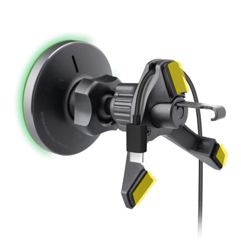 Uchwyt do smartfona z ładowarką bezprzewodową na kratkę MagSafe - czarny SBS