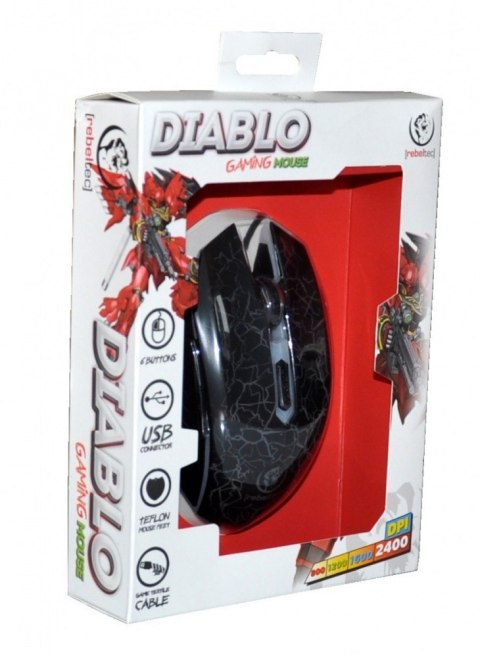 Gamingowa mysz optyczna USB DIABLO Rebeltec