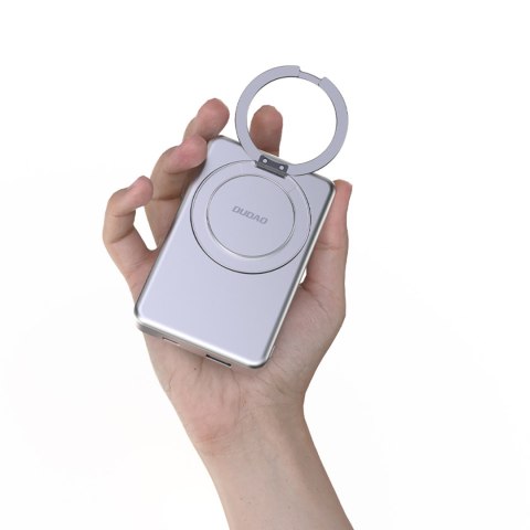Powerbank K28 10000mAh z MagSafe z metalową obudową i podstawką PD 22.5W - szary DUDAO