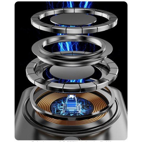 Powerbank K29 10000mAh MagSafe metalowa obudowa podstawka kable USB-C iPhone Lightning PD 20W - srebrny DUDAO