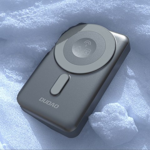 Powerbank K29 10000mAh MagSafe metalowa obudowa podstawka kable USB-C iPhone Lightning PD 20W - szary DUDAO