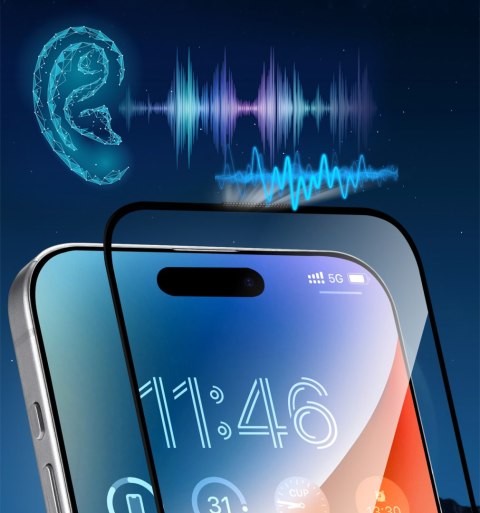 Szkło ochronne hartowane Corning Eyecare na iPhone 15 Plus/16 Plus JOYROOM