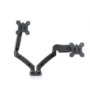 Uchwyt biurkowy na sprężynie gazowej do 2 monitorów LED/LCD 13-27 cali L-13GD ART