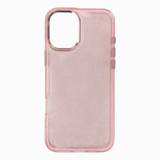 Etui ochronne na Samsung Galaxy S24 FE Glitter Case - różowe z brokatem WOZINSKY