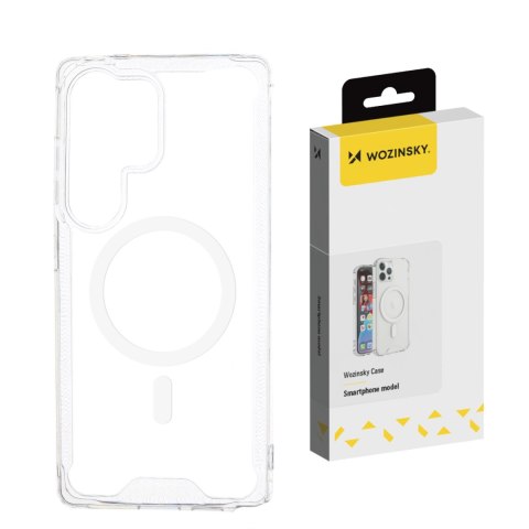 Etui ochronne na Samsung Galaxy S25 Clear Corner Case MagSafe - przezroczyste WOZINSKY