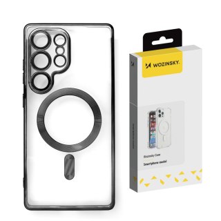 Etui ochronne na Samsung Galaxy S25 Electroplated Case z Magsafe - czarne WOZINSKY