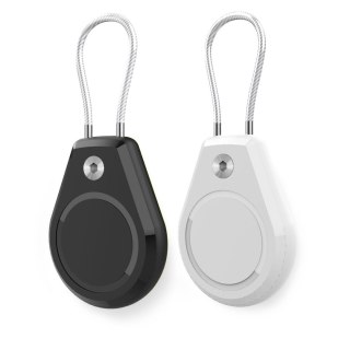 Etui wodoodporne na Apple AirTag ze stalową linką - 2 szt. HURTEL