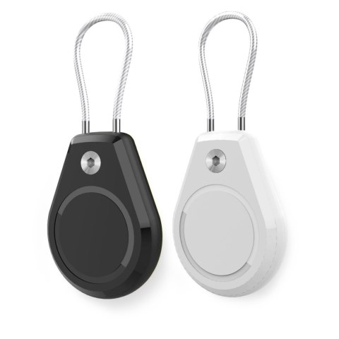 Etui wodoodporne na Apple AirTag ze stalową linką - 2 szt. HURTEL