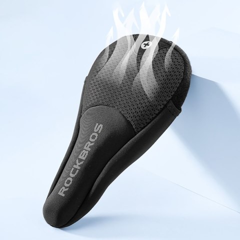 Pokrowiec nakładka na siodełko rowerowe rozmiar S - czarny ROCKBROS