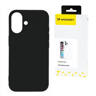 Silikonowe etui na Samsung Galaxy S24 FE Silicone Case - czarne WOZINSKY