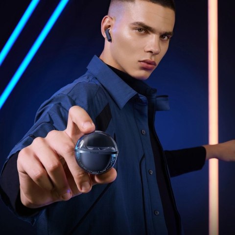 Słuchawki bezprzewodowe Bowie E5x TWS - niebieskie BASEUS