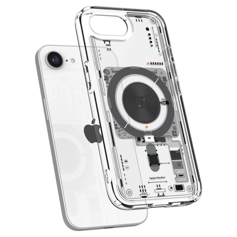 Etui case na iPhone 16e Neo One Ultra Hybrid MagSafe - przezroczyste SPIGEN