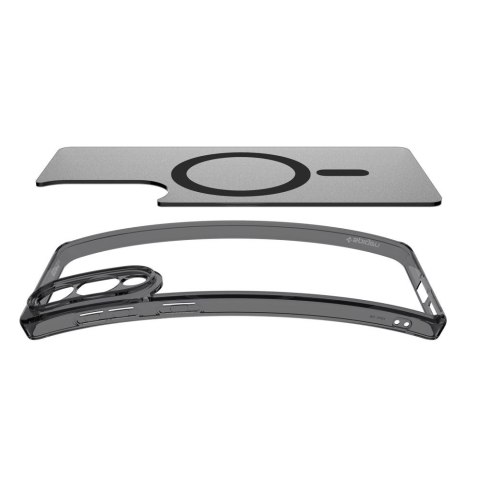 Etui na Samsung Galaxy S25 Edge Ultra Hybrid Mag z MagSafe - czarne półprzezroczyste SPIGEN