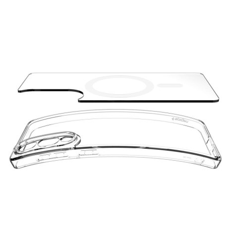 Etui na Samsung Galaxy S25 Edge Ultra Hybrid Mag z MagSafe - przezroczyste SPIGEN