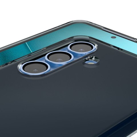 Etui na Samsung Galaxy S25 Liquid Crystal - czarne przezroczyste SPIGEN