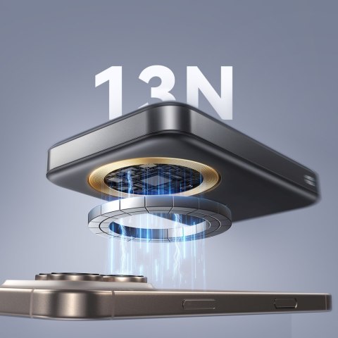 Powerbank 10000mAh 22.5W Qi2 JR-PBM12 MagSafe z podstawką - czarny JOYROOM