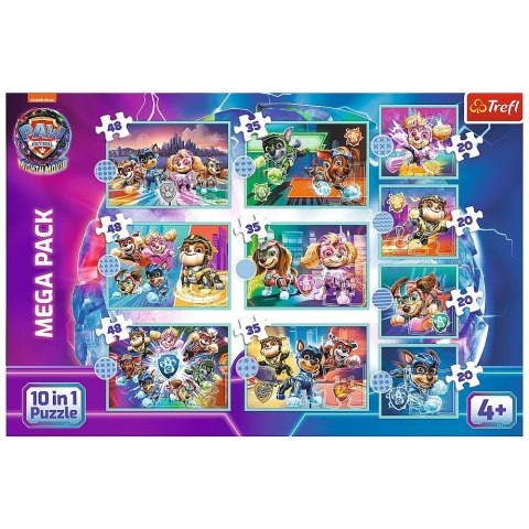 Puzzle 10w1 Wesoły dzień piesków Psi Patrol Paw Patrol Trefl