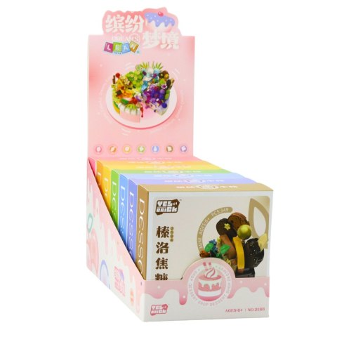 Klocki Konstrukcyjne Torcik Tort Deser Dekorowany 292-357el. LEAN TOYS