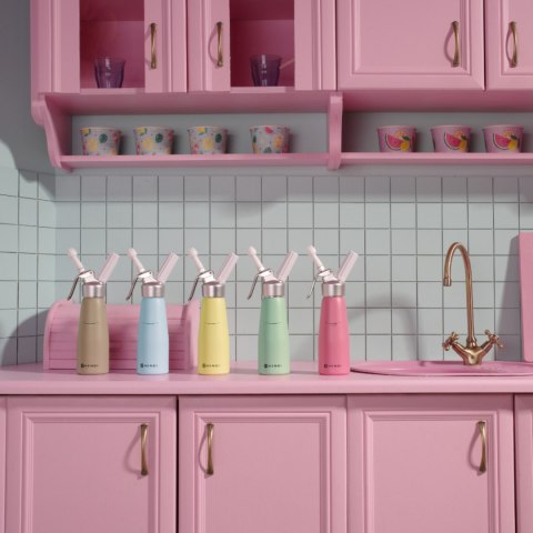 Syfon do bitej śmietany Błękitny 0,5 L - Hendi 975862 Hendi