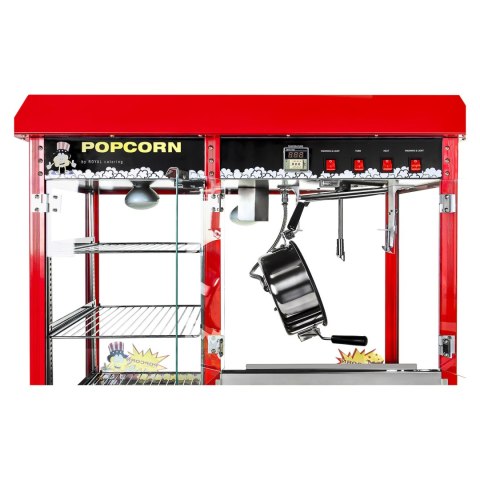 Maszyna do popcornu z witryną grzewczą Royal Catering Royal Catering
