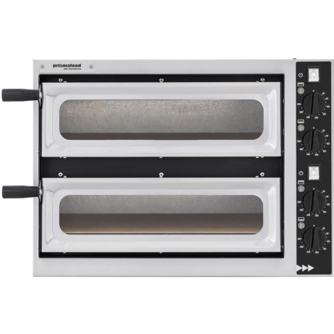 Piec do pizzy podwójny Basic Vetro 2/40 2 pizze 2400W - Hendi 226674 Prismafood