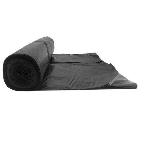 Worki na odpadki śmieci grube 50 mikr. wytrzymałe rolka 25szt. - czarne 70L MEVA