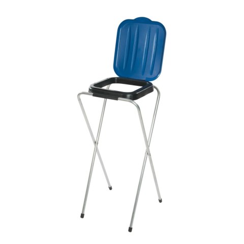 Stojak uchwyt cateringowy na worki 120L na śmieci odpadki NIEBIESKI GSG24