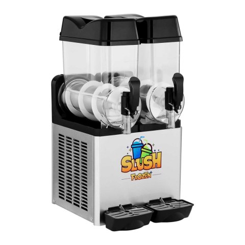 Granitor dyspenser urządzenie do napojów slush granity podwójny 2x 12L Royal Catering