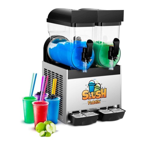 Granitor dyspenser urządzenie do napojów slush granity podwójny 2x 15L Royal Catering
