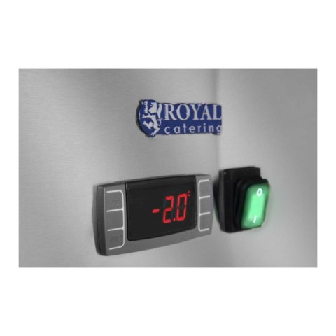 Lodówka chłodziarka szafa chłodnicza podwójna stalowa nierdzewna od -2 do 8deg;C 1168L Royal Catering