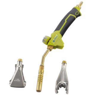 Palnik gazowy do lutowania rur gaz LPG ZESTAW 3 dysze 2 kW MEVA