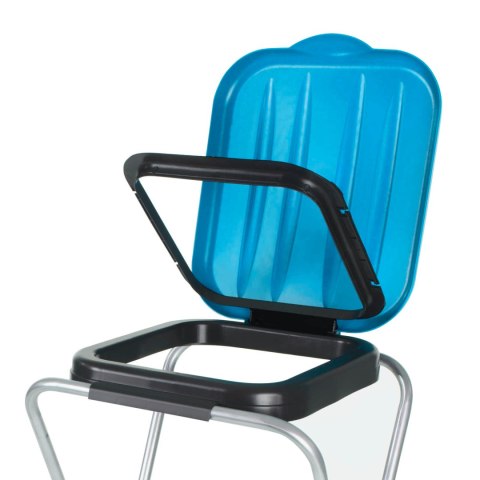 Uchwyt ścienny wiszący do segregacji śmieci 2 kolory - worki 120L GSG24