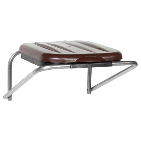 Uchwyt ścienny wiszący do segregacji śmieci brązowy - worki 120L GSG24