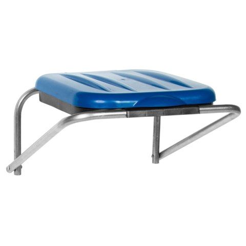 Uchwyt ścienny wiszący do segregacji śmieci niebieski - worki 120L GSG24