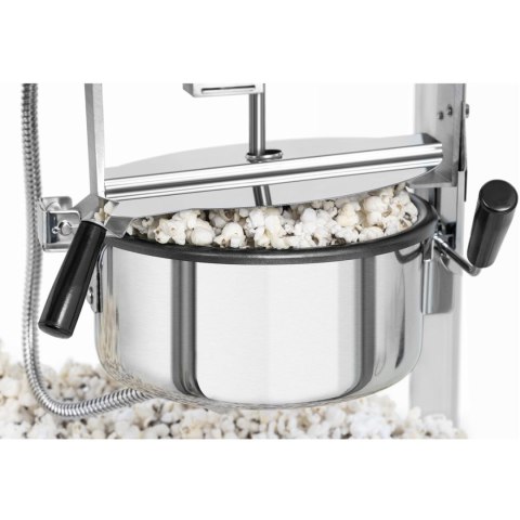 Maszyna automat urządzenie do prażenia popcornu retro TEFLON 1600 W 5-6 kg/h - niebieska Royal Catering