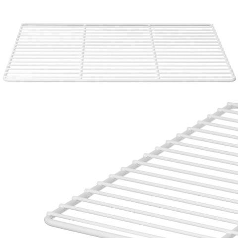 Półka ruszt do szaf chłodniczych mroźniczych GN 2/1 stalowa biała - Hendi 801888 ARKTIC