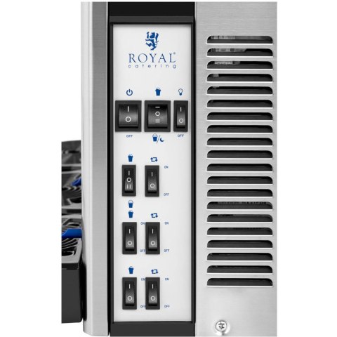 Granitor maszyna do napojów slush sorbetów smoothies potrójna 800 W 3 x 10 l Royal Catering