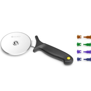 Nóż radełko do pizzy z klipsami HACCP śr. 100 mm - Hendi 617014 Hendi