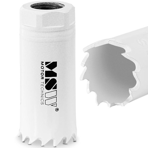 Otwornica bimetalowa wiertło do metalu drewna tworzyw sztucznych śr. 22 mm MSW