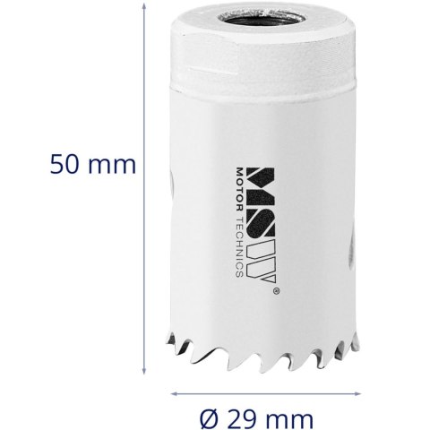 Otwornica bimetalowa wiertło do metalu drewna tworzyw sztucznych śr. 29 mm MSW